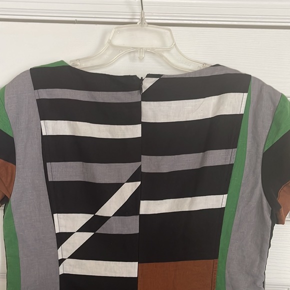 Derek Lam geometric shift dress size 14 Runs small! - Picture 5 of 5
